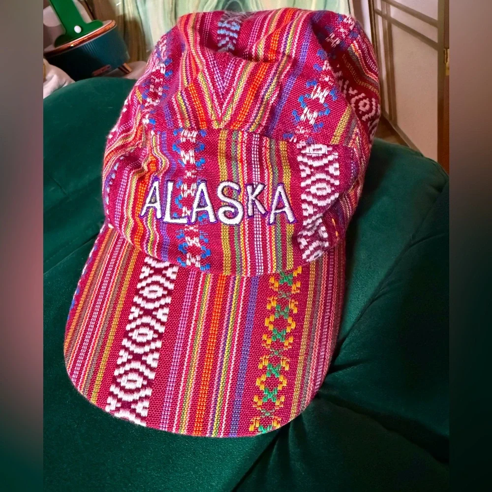 Colorful Alaska Patterned Cap - Picture 1 of 3